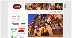 Desktop Screenshot of hotelrua.com