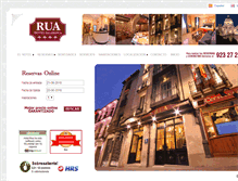Tablet Screenshot of hotelrua.com